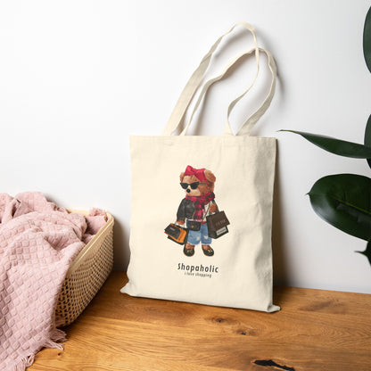 Tote Bag – Shopaholic Bear by My Keepsake