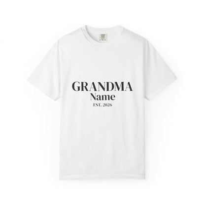 Custom Grandma Shirt — Name & Year