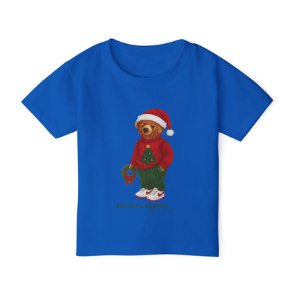 Cozy Christmas Bear Toddler T-Shirt
