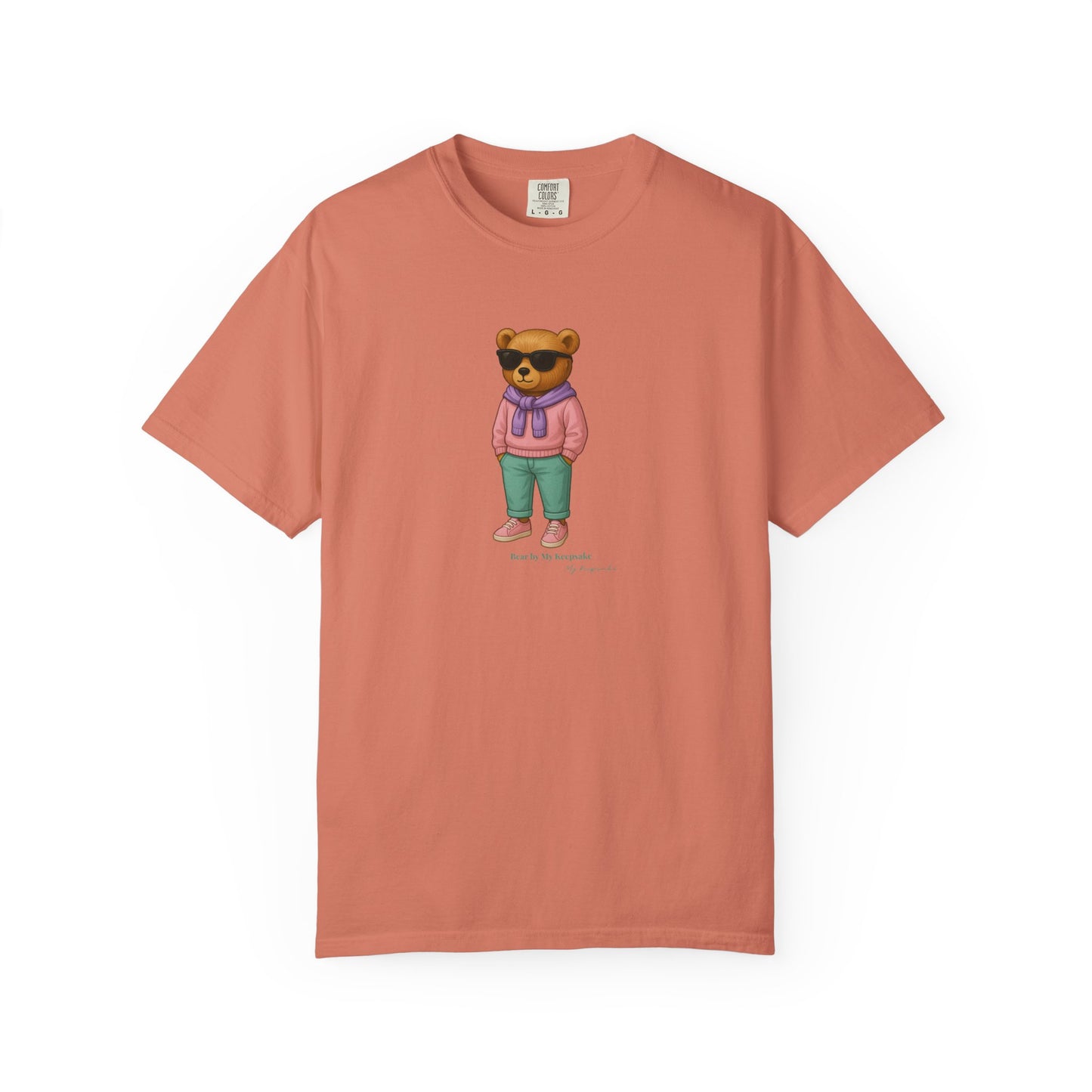 Unisex T-Shirt – Pink Hoodie Bear by My Keepsake