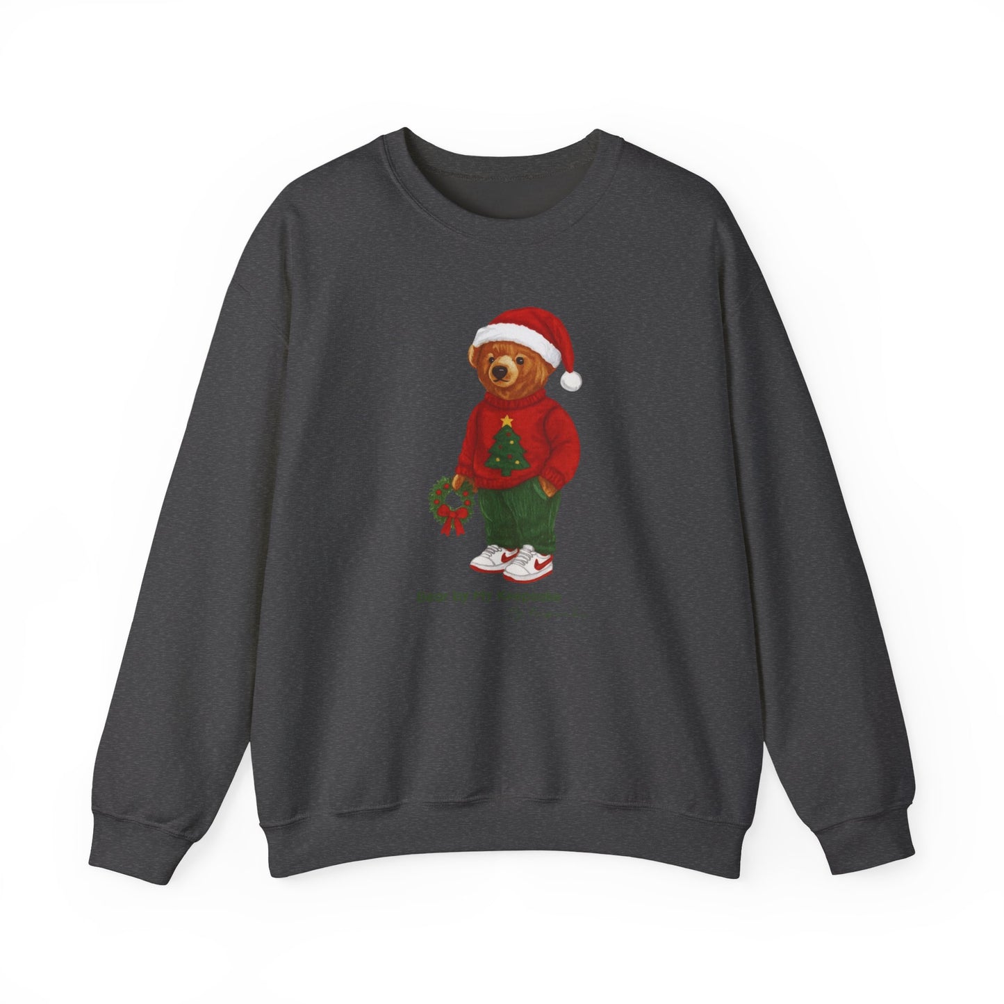 Cozy Christmas Bear Unisex Sweatshirt | Holiday Crewneck by My Keepsake