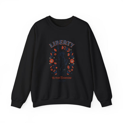 Patriotic Statue of Liberty Sweatshirt | Vintage Americana Crewneck
