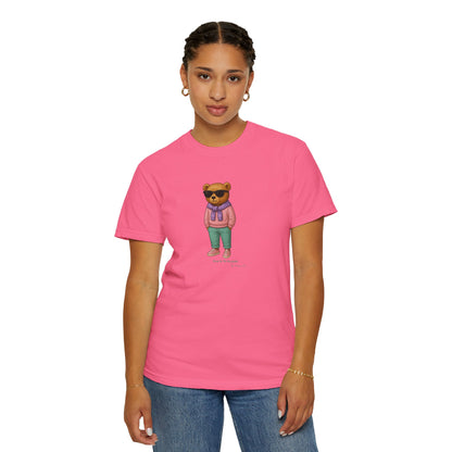 Unisex T-Shirt – Pink Hoodie Bear by My Keepsake
