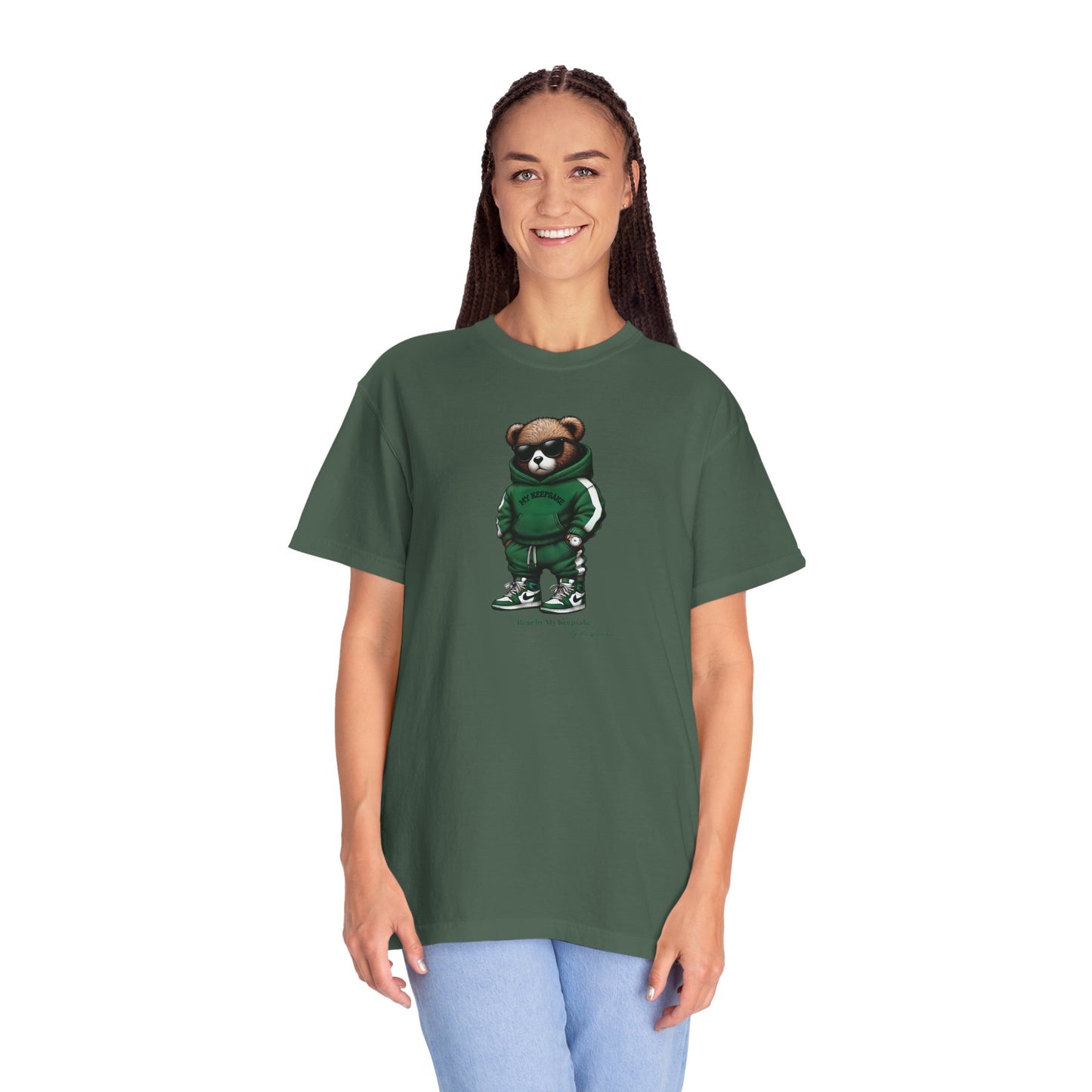 Unisex T-Shirt – Green Bear by My Keepsake