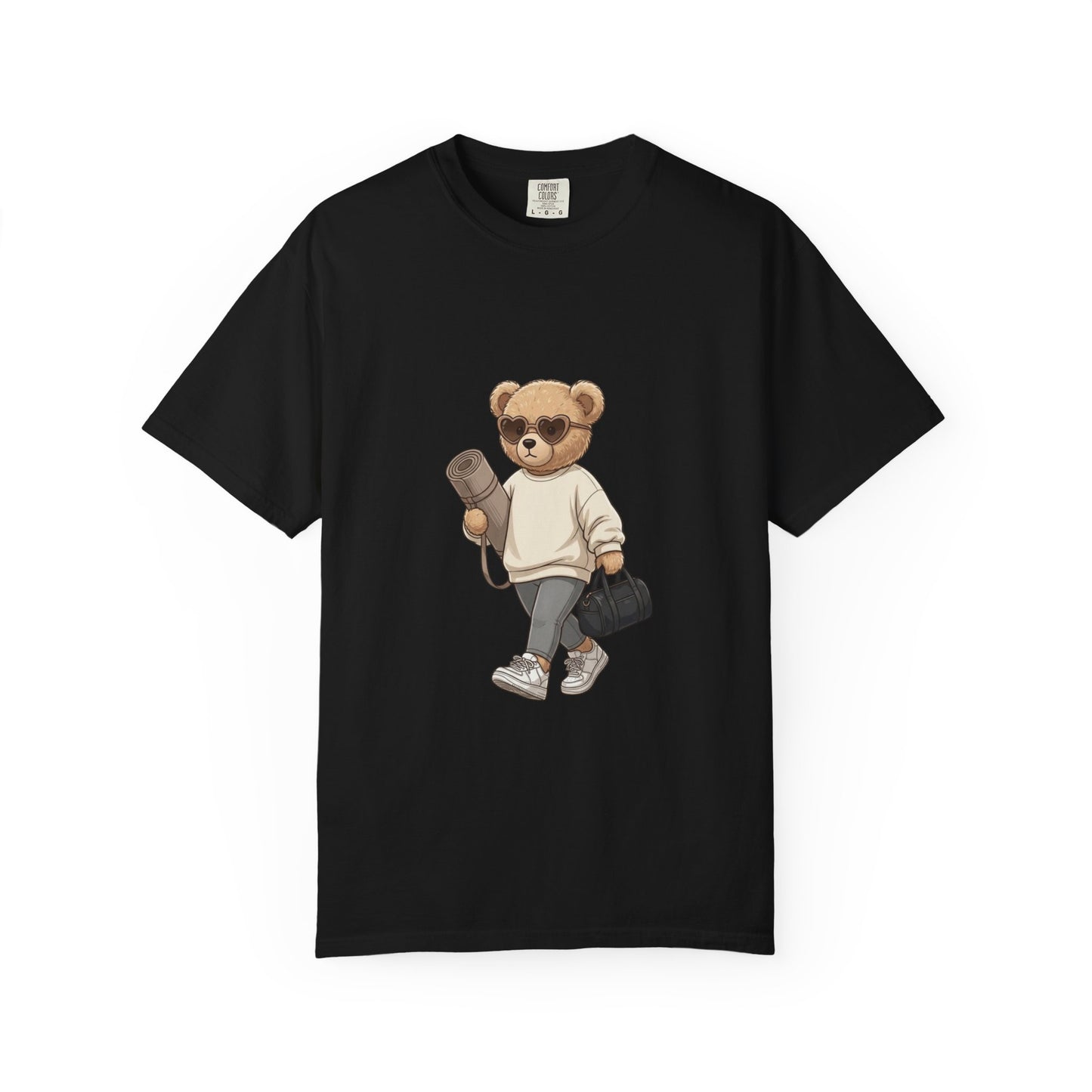 Cute Teddy Bear Street Style T-Shirt – Casual Gym & Lifestyle Tee
