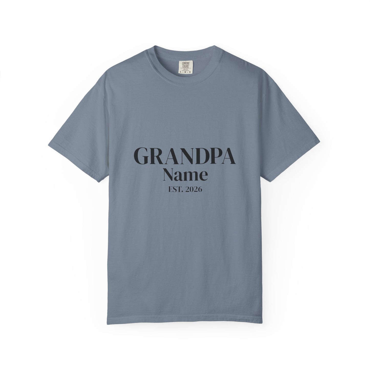 Custom Grandpa Shirt — Name & Year