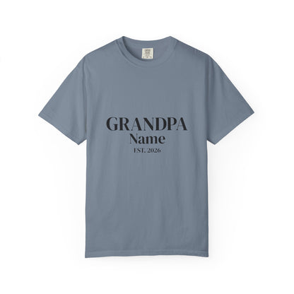 Custom Grandpa Shirt — Name & Year