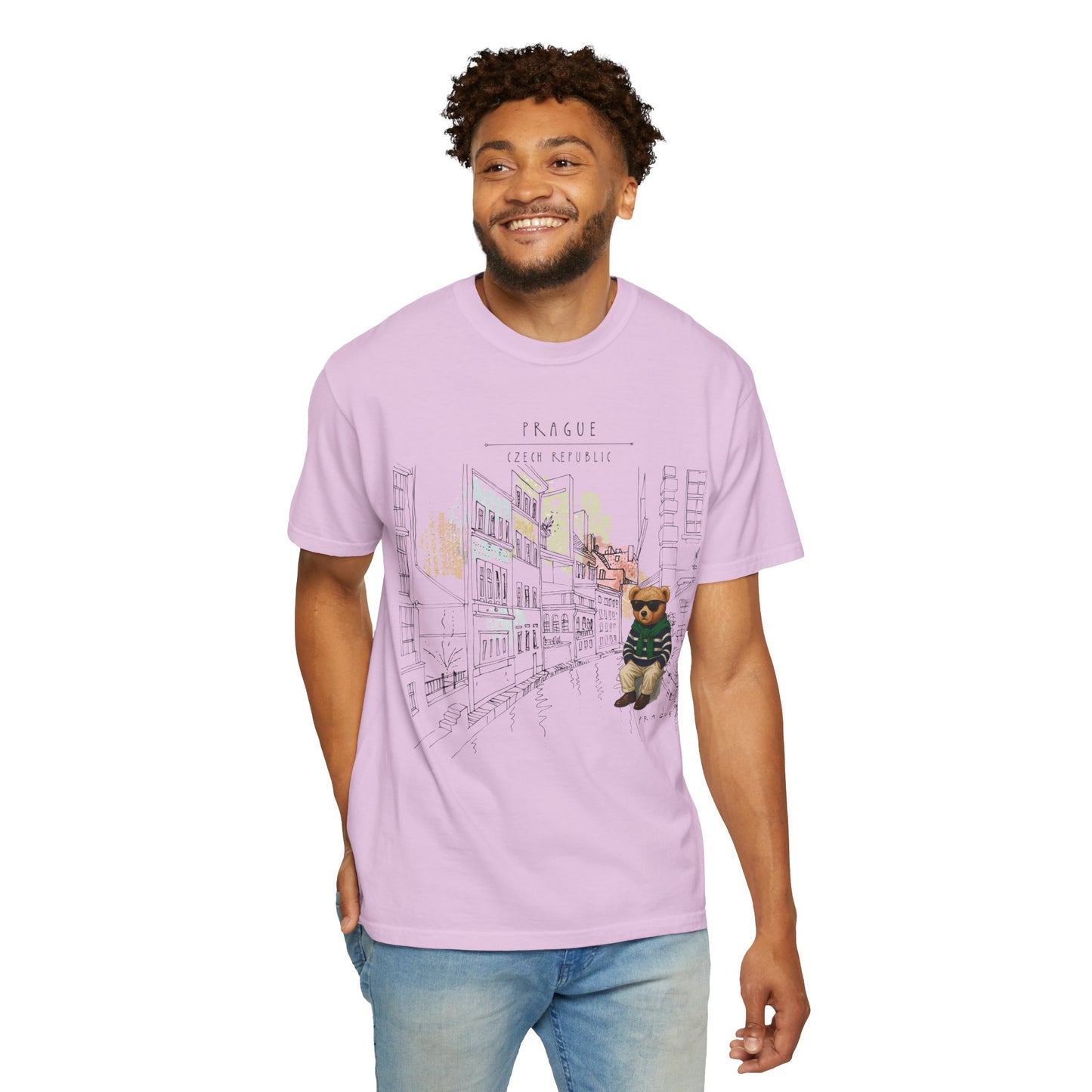 Prague Teddy Bear T-Shirt – Czech Republic Souvenir Tee