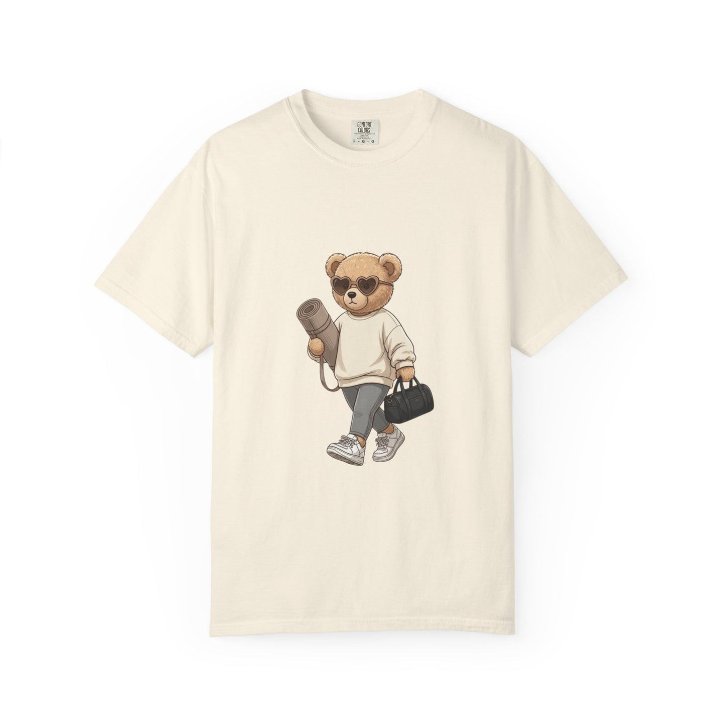 Cute Teddy Bear Street Style T-Shirt – Casual Gym & Lifestyle Tee