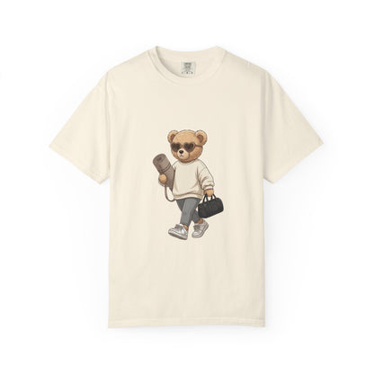 Cute Teddy Bear Street Style T-Shirt – Casual Gym & Lifestyle Tee