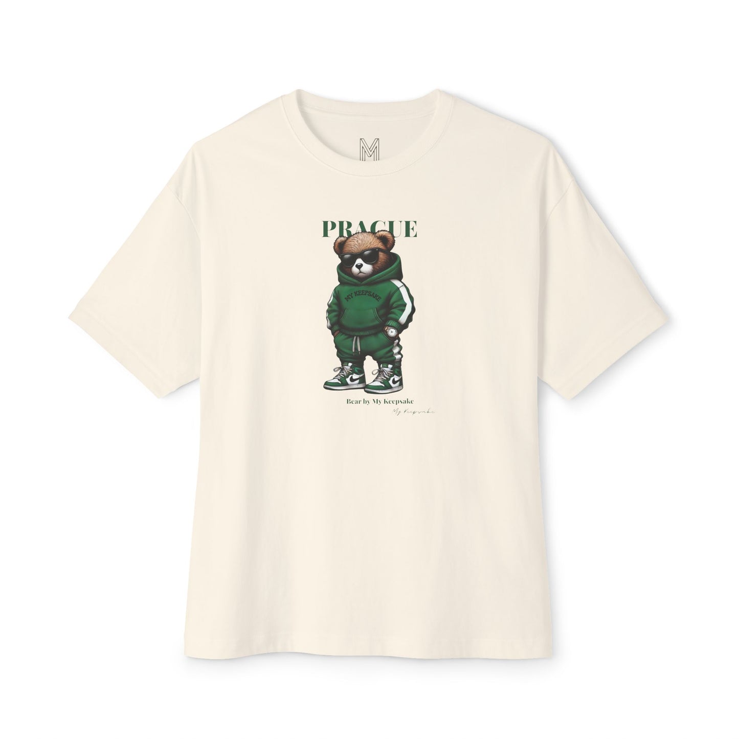 Unisex T-Shirt – Prague Green Bear by My Keepsake