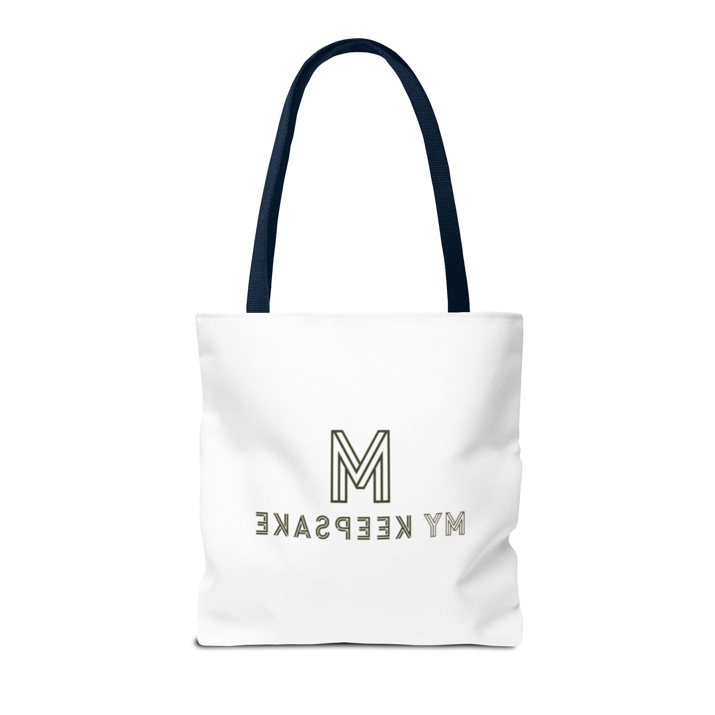 Tote Bag White  – Green Bear by My Keepsake