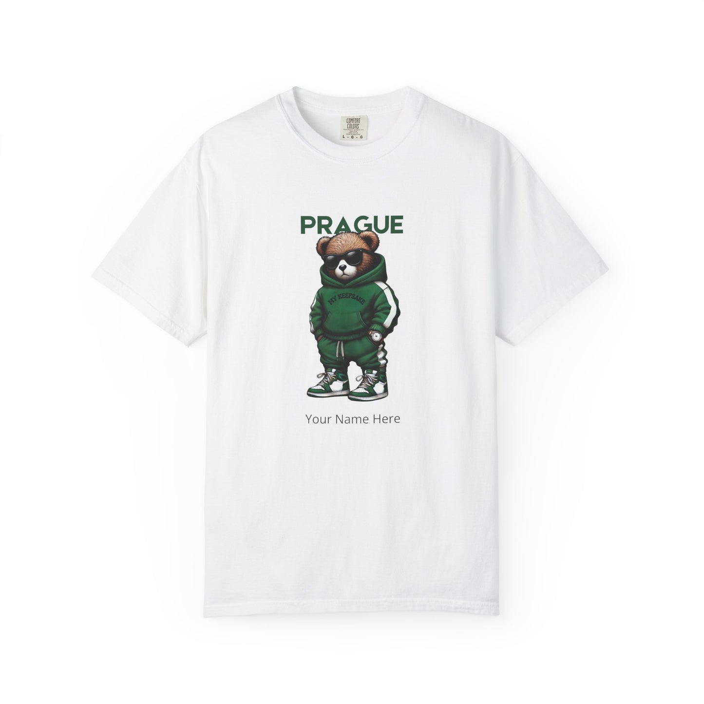 Personalized Prague Bear T-Shirt | Custom Name Tee