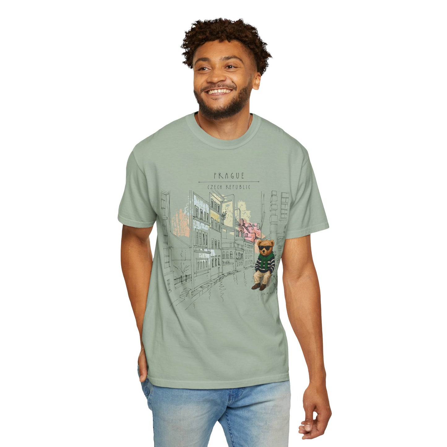 Prague Teddy Bear T-Shirt – Czech Republic Souvenir Tee