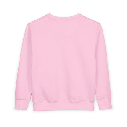 Cozy Christmas Bear Toddler Sweatshirt | Festive Holiday Gift for Kids, Santa Bear Design