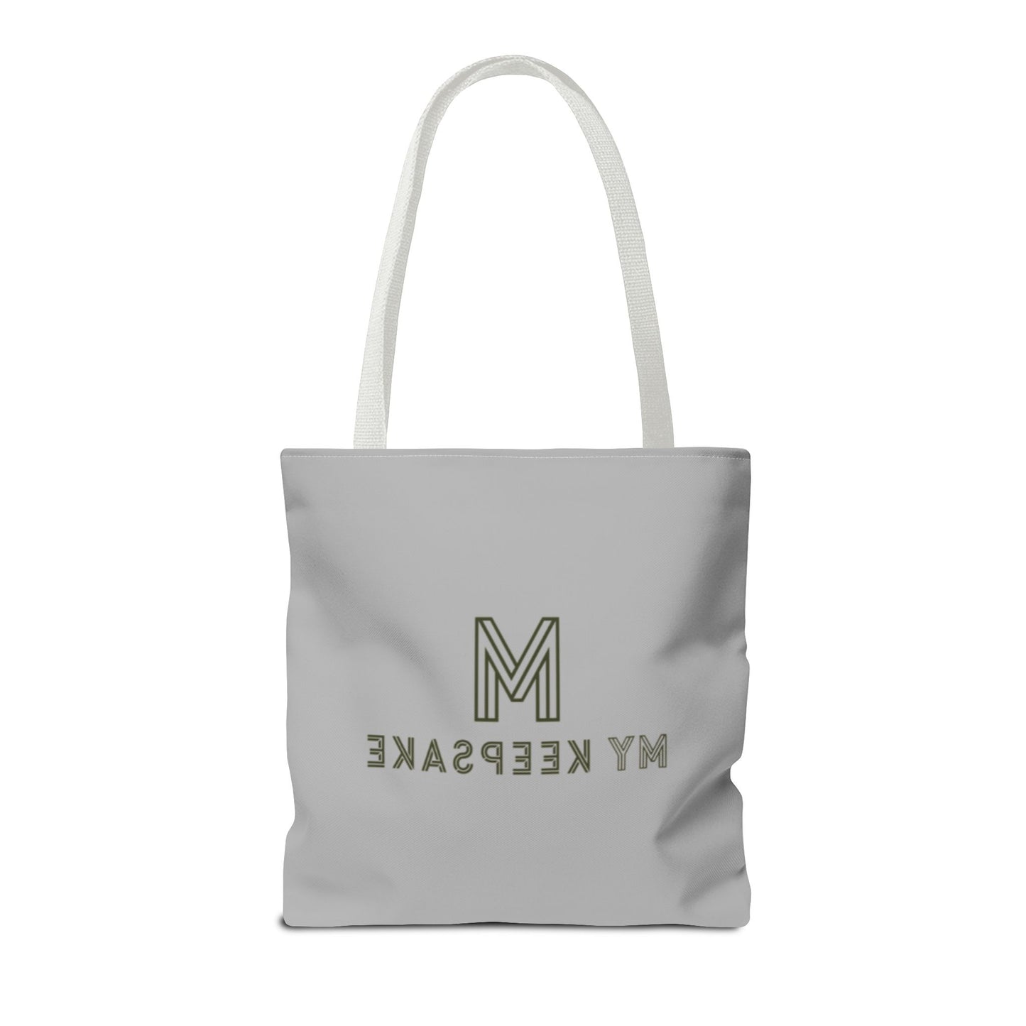 Tote Bag Light grey –  Green Bear by My Keepsake