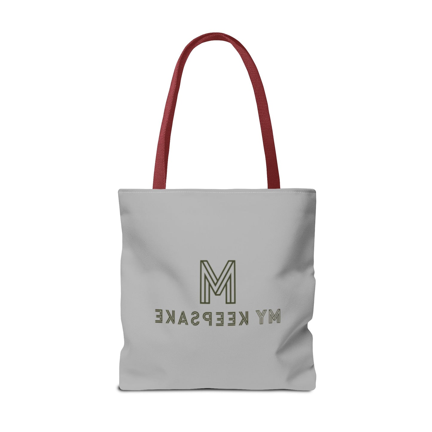 Tote Bag Light grey –  Green Bear by My Keepsake