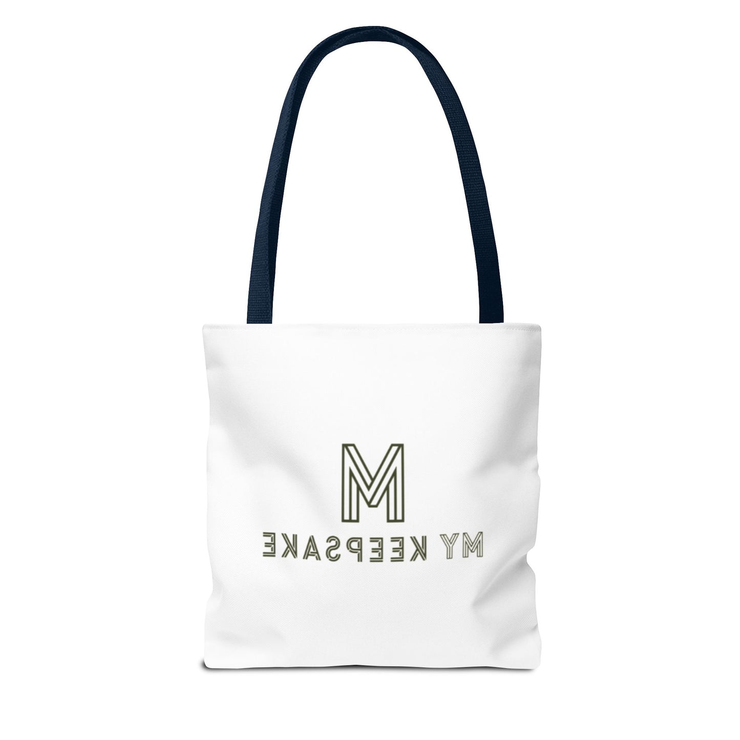 Tote Bag White  – Green Bear by My Keepsake