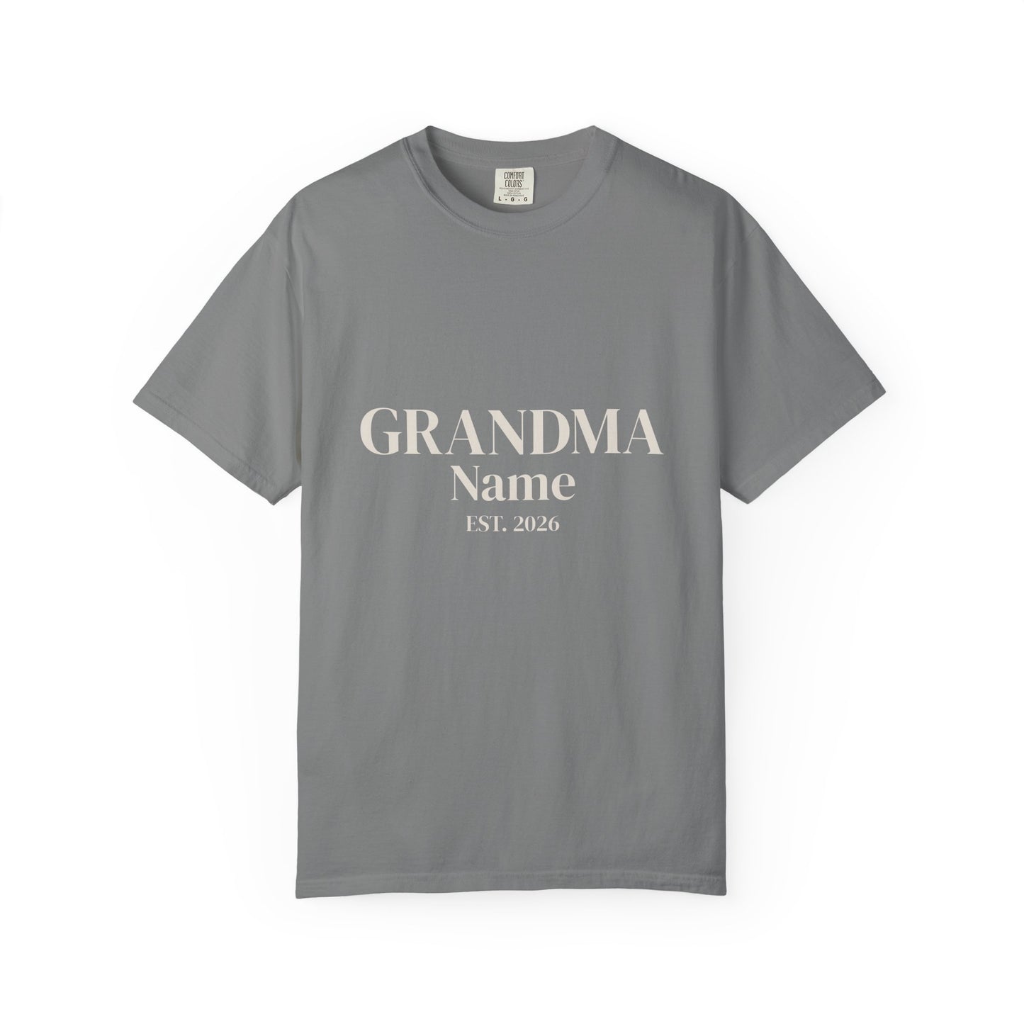 Custom Grandma Shirt — Name & Year