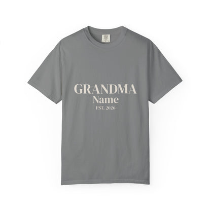 Custom Grandma Shirt — Name & Year