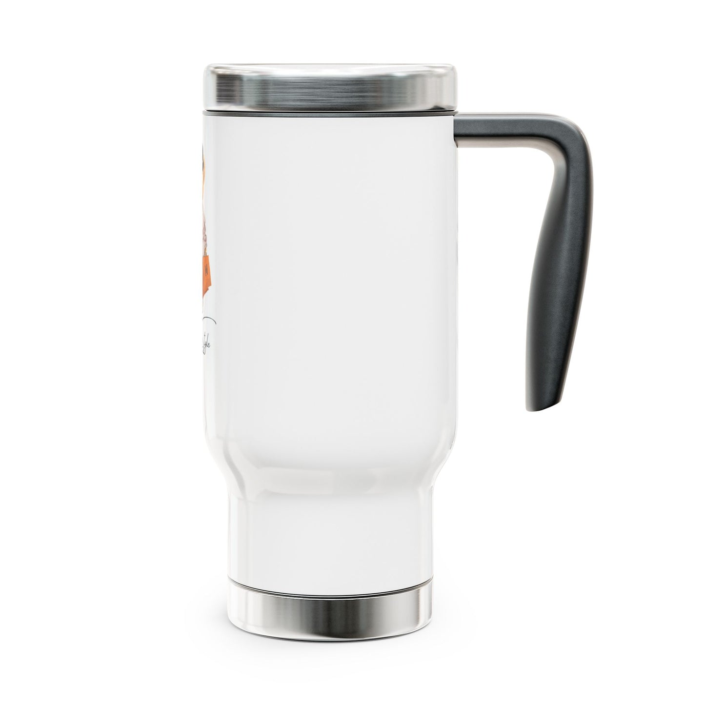 Prague Style Bear Stainless Steel Travel Mug – 14 oz
