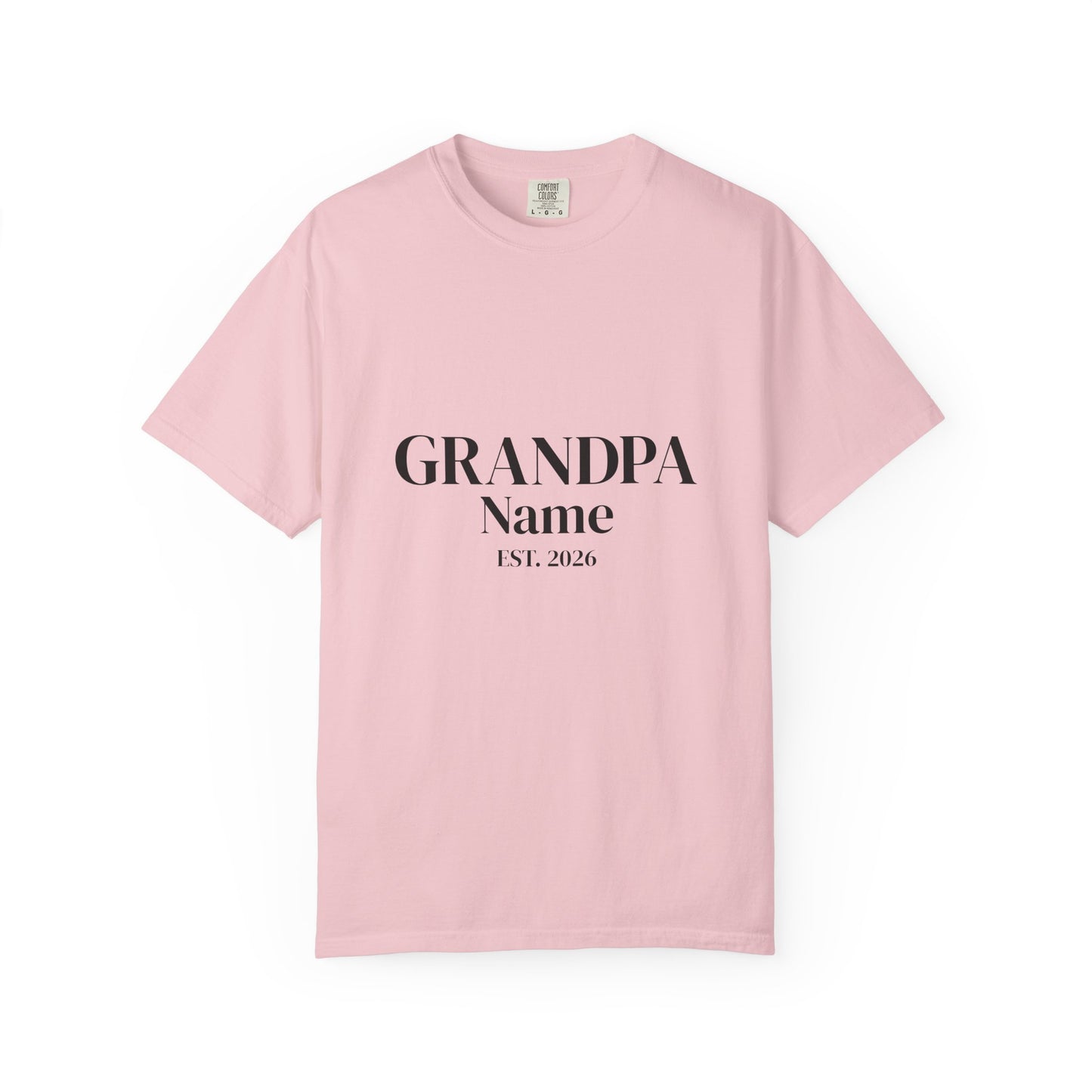Custom Grandpa Shirt — Name & Year