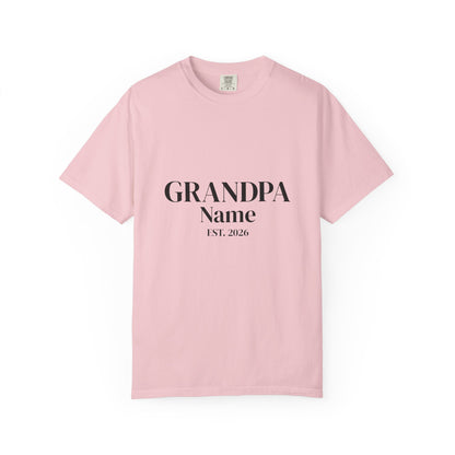 Custom Grandpa Shirt — Name & Year