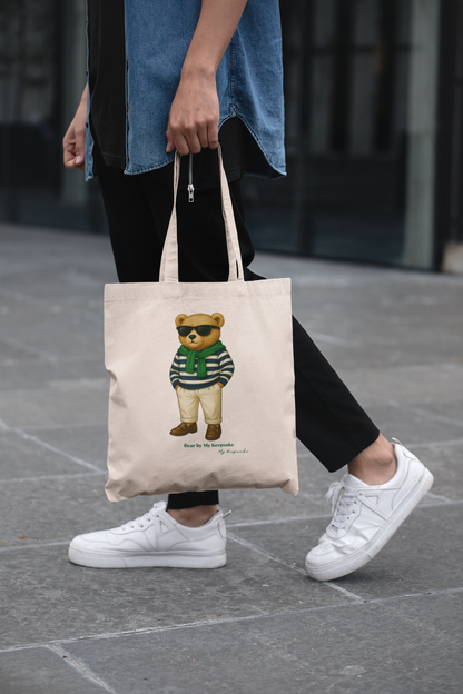 Tote Bag – Green Bear by My Keepsake | Everyday Essential