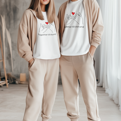 Together Till the End T-Shirt – Personalized Couple Love Shirt