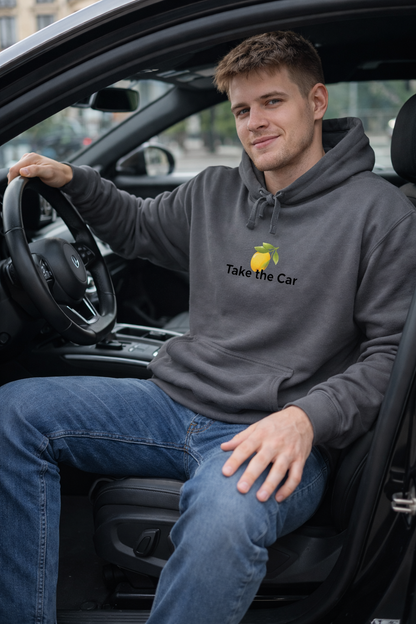 Vintage Car Lemon Tree Graphic Hoodie