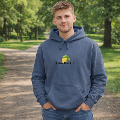 Vintage Car Lemon Tree Graphic Hoodie