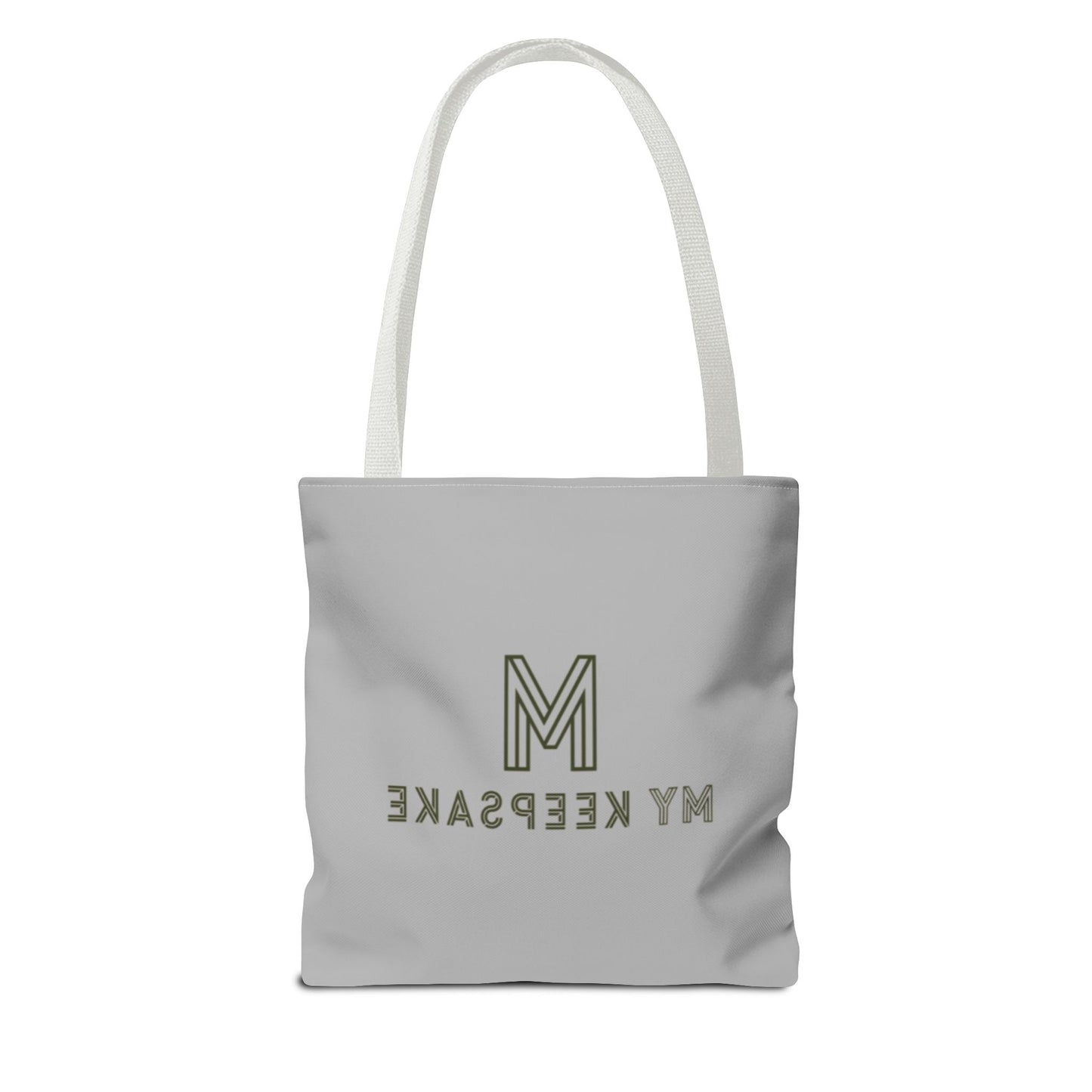 Tote Bag Light grey –  Green Bear by My Keepsake