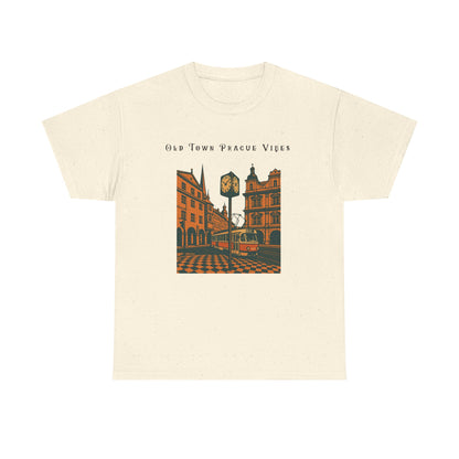 Vintage Prague Old Town Vibes T-Shirt  Travel Lover’s Graphic Tee