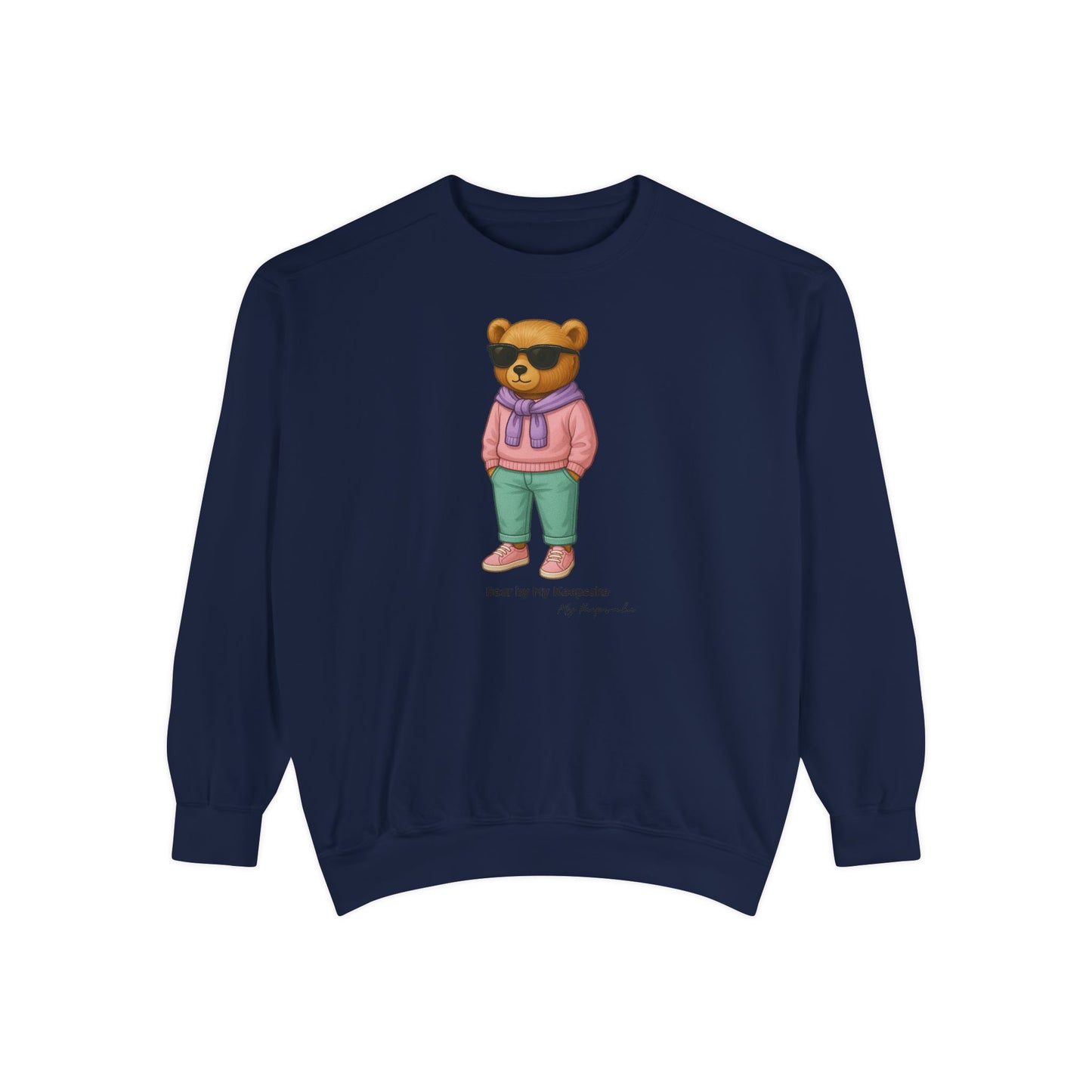 Sweatshirt Bear Streetwear – Pastel Bear Lady by My Keepsake