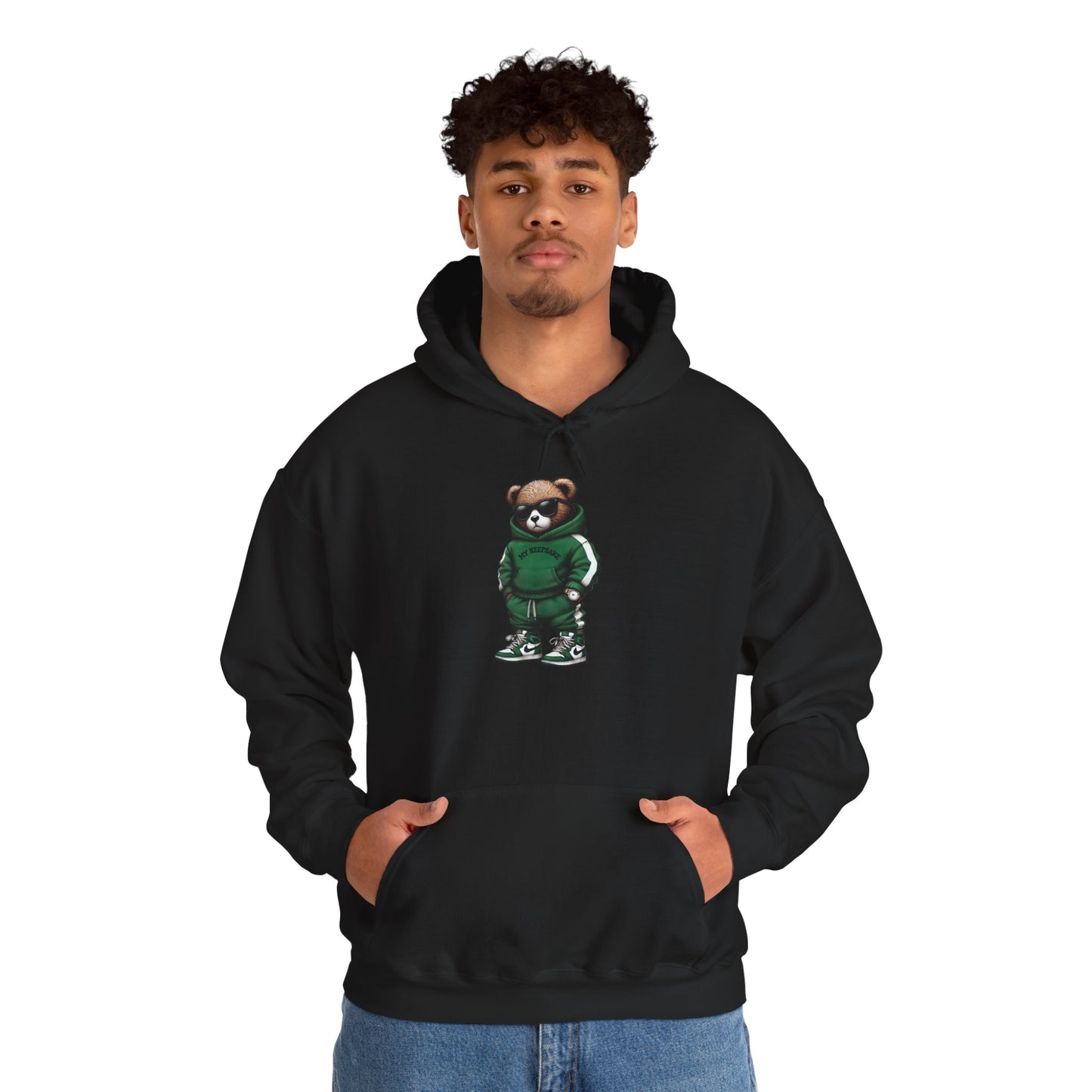 Streetwear Bear Hoodie | Unisex Graphic Hoodie | Aesthetic Cute Bear Sweatshirt