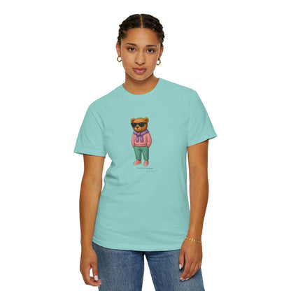 Unisex T-Shirt – Pink Hoodie Bear by My Keepsake