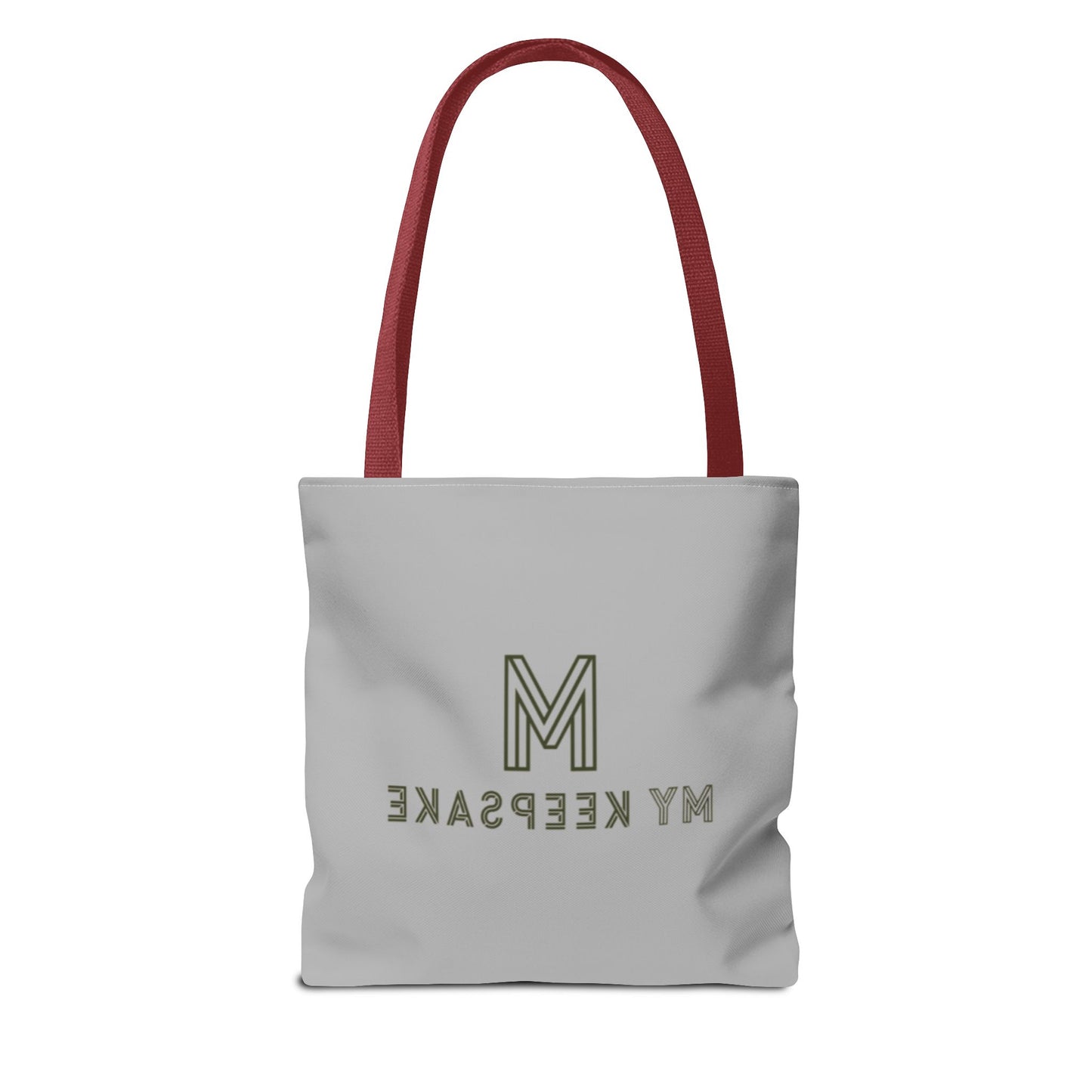 Tote Bag Light grey –  Green Bear by My Keepsake
