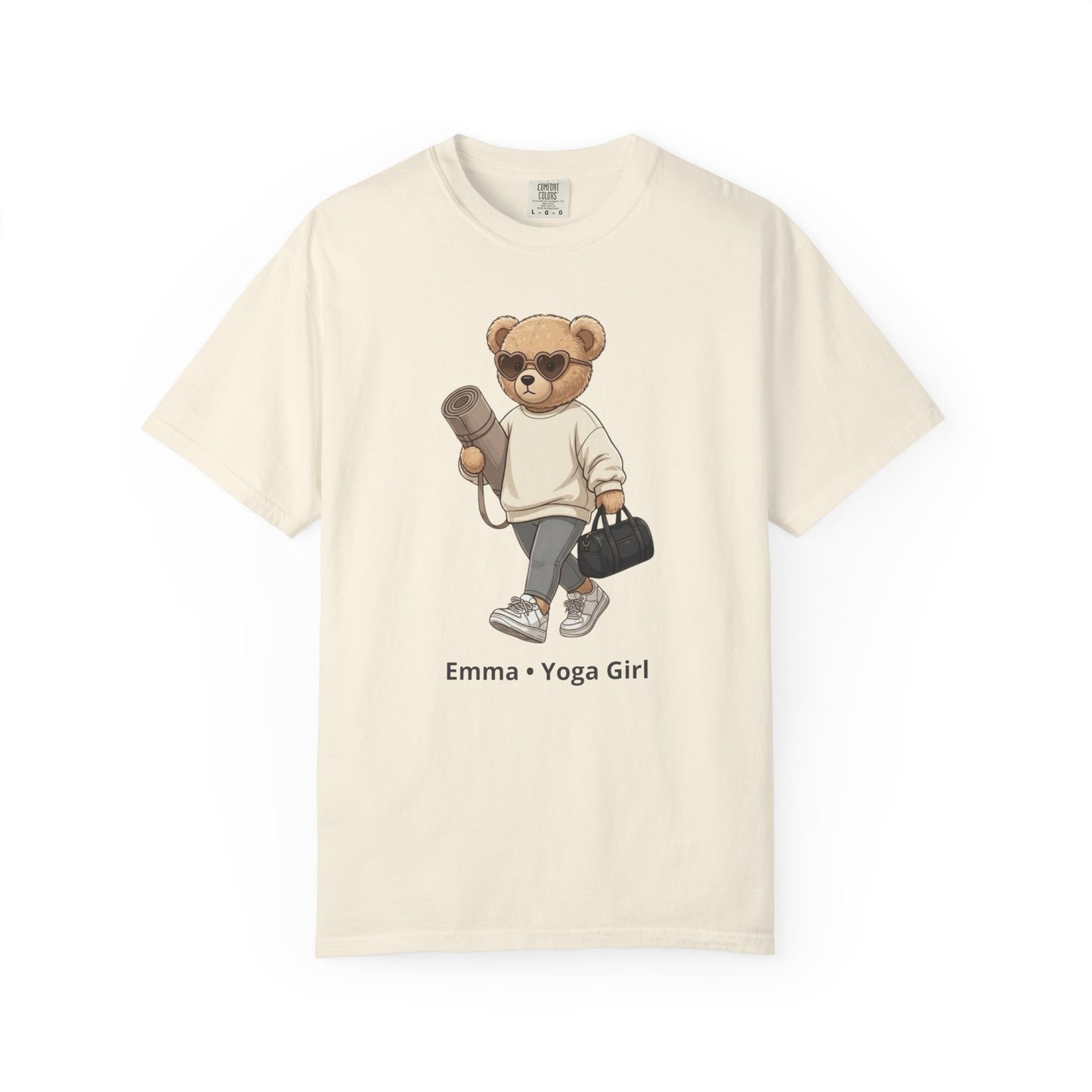 Personalized Yoga Bear Premium T-shirt – Custom Name Crewneck