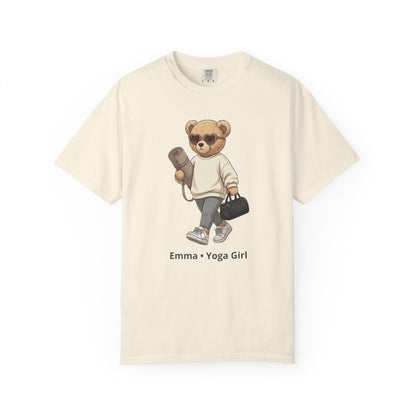 Personalized Yoga Bear Premium T-shirt – Custom Name Crewneck
