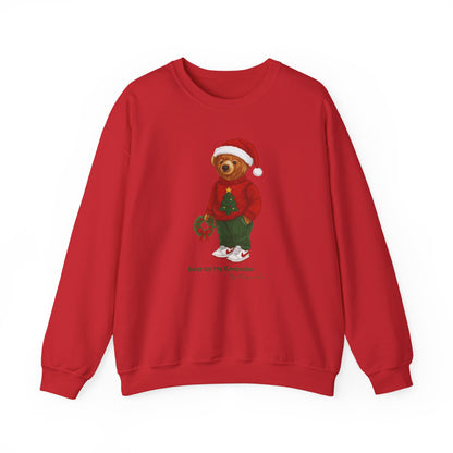 Cozy Christmas Bear Unisex Sweatshirt | Holiday Crewneck by My Keepsake
