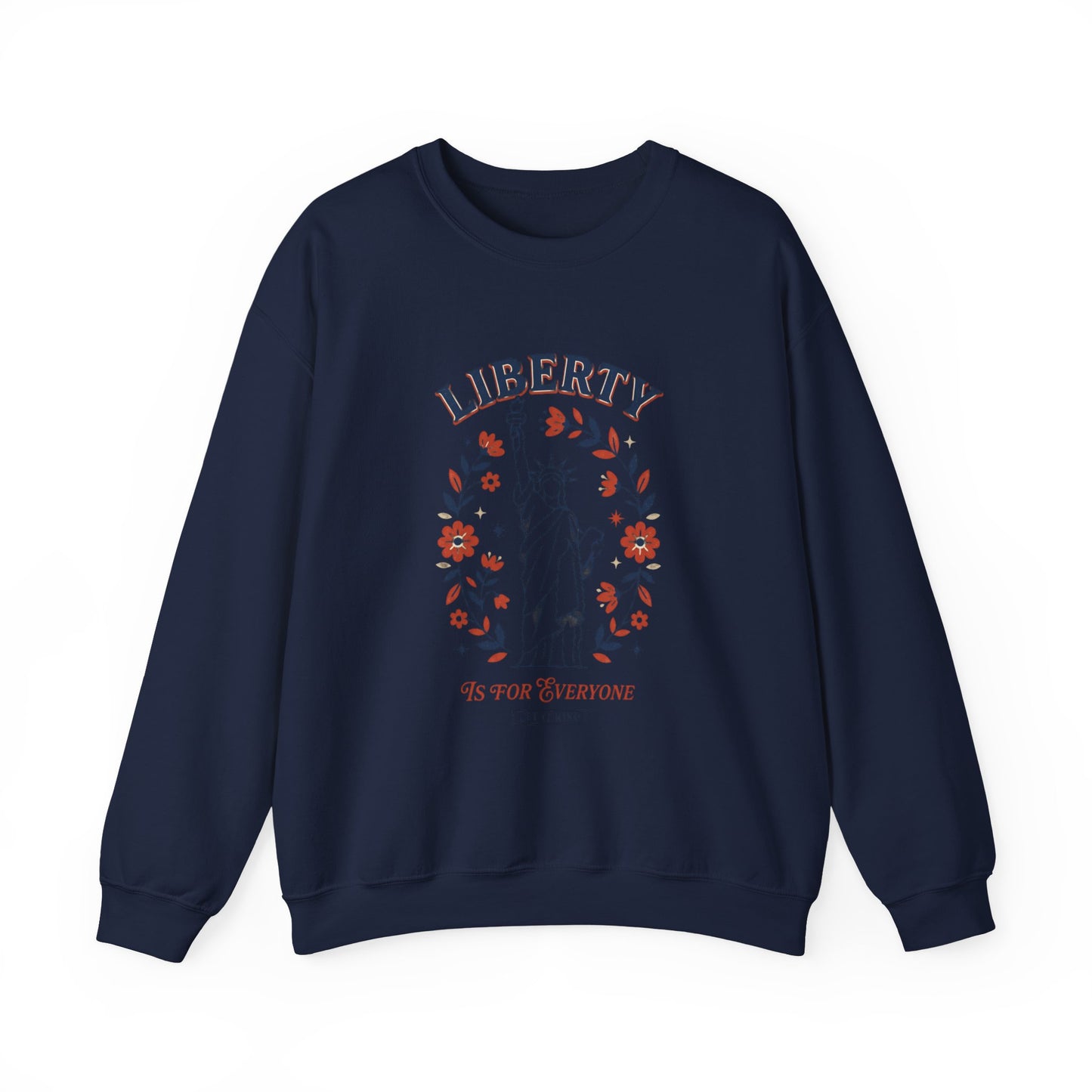 Patriotic Statue of Liberty Sweatshirt | Vintage Americana Crewneck
