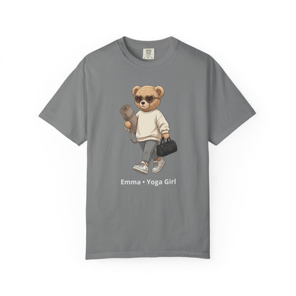 Personalized Yoga Bear Premium T-shirt – Custom Name Crewneck