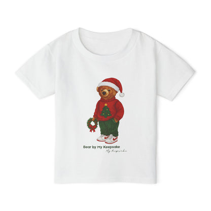 Cozy Christmas Bear Toddler T-Shirt