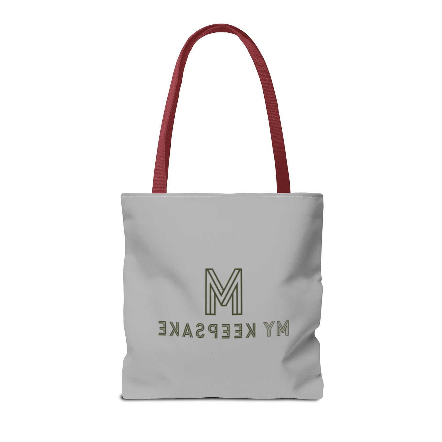 Tote Bag Light grey –  Green Bear by My Keepsake