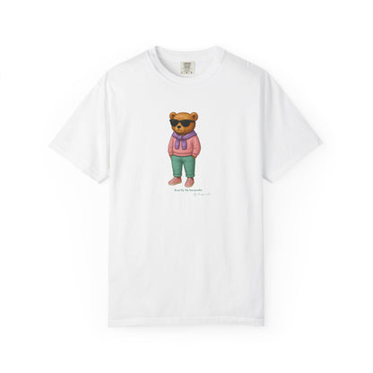 Unisex T-Shirt – Pink Hoodie Bear by My Keepsake