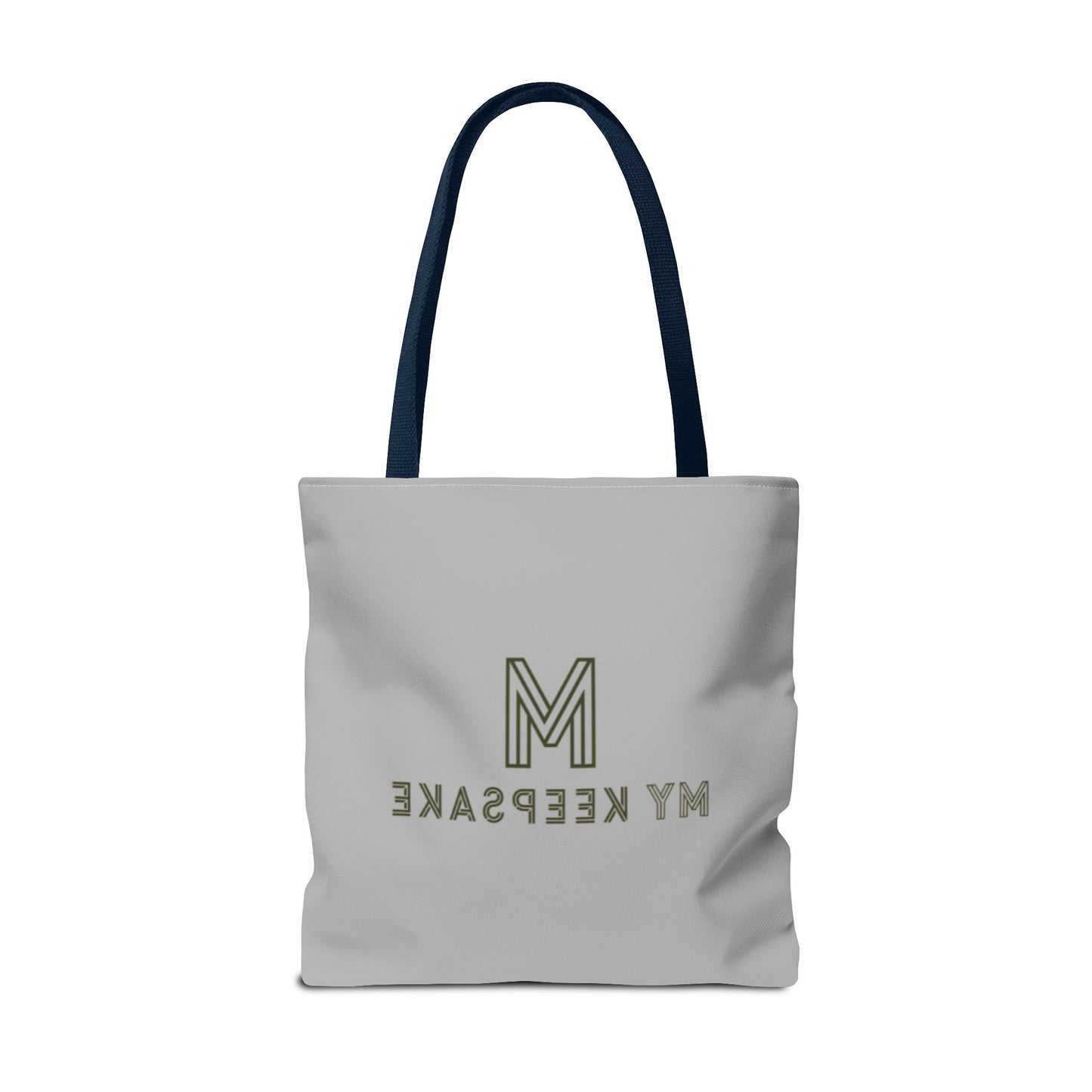 Tote Bag Light grey –  Green Bear by My Keepsake