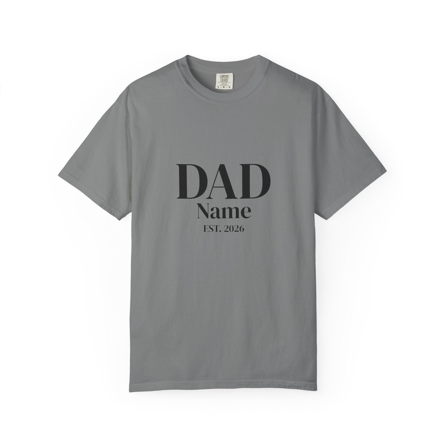 Custom Dad Shirt — Name & Year