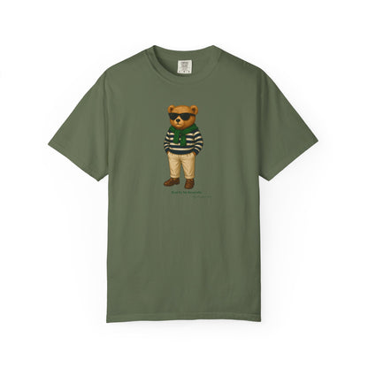 Unisex T-Shirt – Bear by My Keepsake, Green Streetwear Style