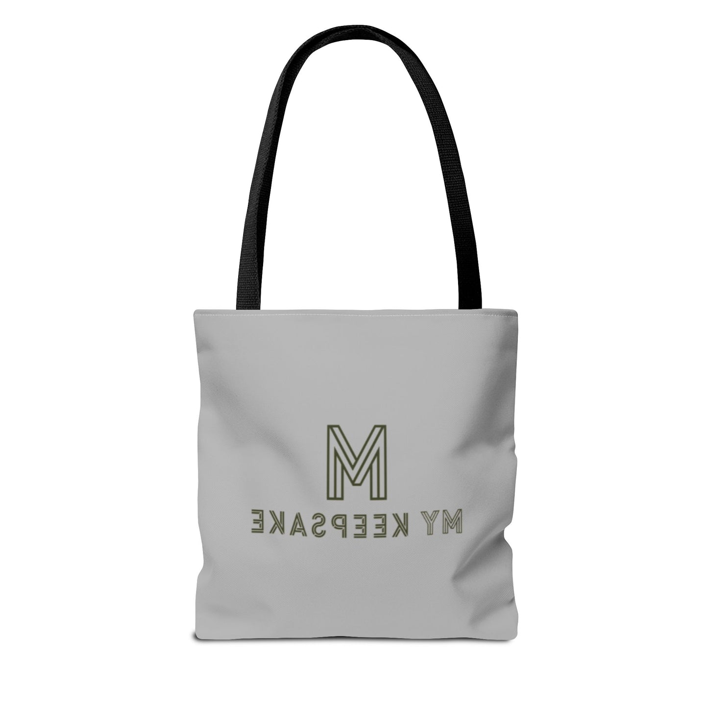 Tote Bag Light grey –  Green Bear by My Keepsake
