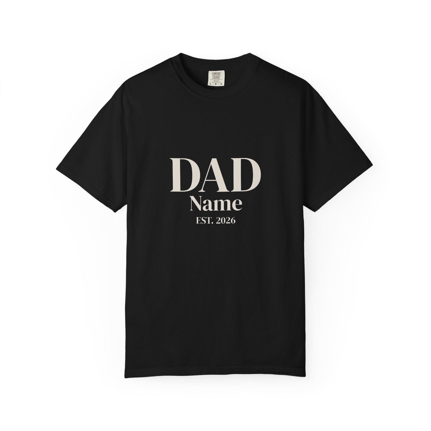Custom Dad Shirt — Name & Year